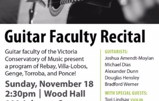 VCM Guitar Faculty Recital (Nov.18, 2018)