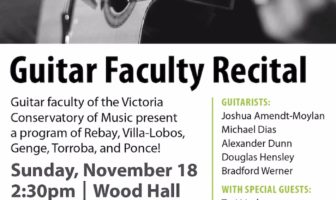 VCM Guitar Faculty Recital (Nov.18, 2018)