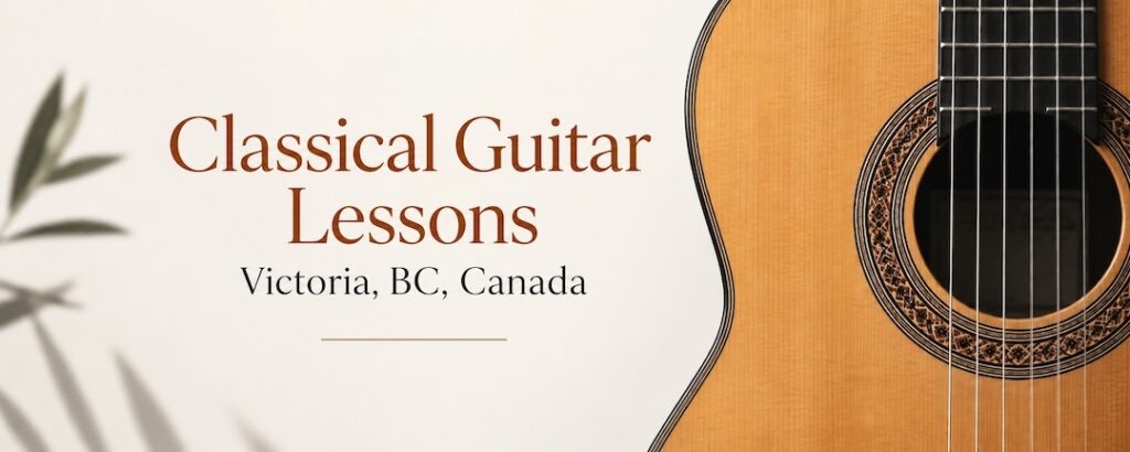 Classical Guitar Lessons in Victoria, BC, Canada
